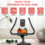 Pyle - SQHBIK-1 , Home and Office , Fitness Equipment - Home Gym , Health and Fitness , Fitness Equipment - Home Gym , Stationary Cycling Bike Exerciser, with Comfortable Seat Cushion, Digital Display with Pulse, iPad Holder
