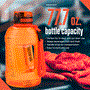Pyle - SQPSB-3O , Kitchen & Cooking , Fridges & Coolers , 2300ml. Sports Big Volume Water Bottle - BPA Free, Leak Proof Water Jag with Handle for Gym, Sport and Outdoor (Orange)