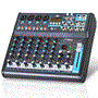 Pyle - UPMXU83BT , Sound and Recording , Mixers - DJ Controllers , 8-Ch. Bluetooth Studio Mixer - DJ Controller Audio Mixing Console System