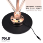 Pyle - PDMICR74GL , Musical Instruments , Microphones - Headsets , Sound and Recording , Microphones - Headsets , Classic Retro Vintage Style Microphone & Swing Stand, Gold Style