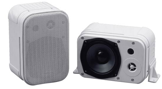 Pyle - 4071WP , Used , 400 Watts 5'' 2-Way Indoor/Outdoor Waterproof Speaker System