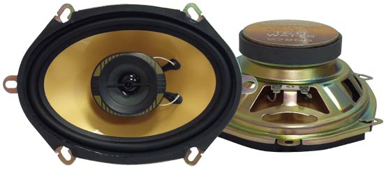Pyle - U572GS , On the Road , Vehicle Speakers , 5'' x 7''/6'' x 8 180 Watts Two-Way Speakers
