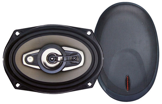 Pyle - 6980GX , On the Road , Vehicle Speakers , 6'' X 9'' 4-Way 800 Watts P.P. Cone Speakers