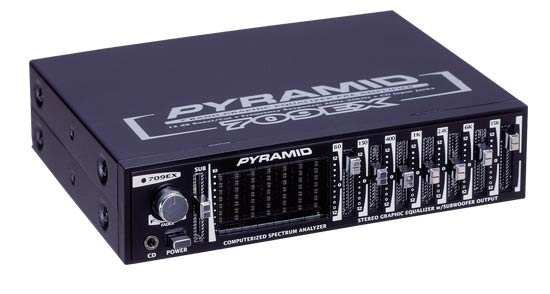 Pyle - 709EX , On the Road , Equalizers - Crossovers , 7 Band Graphic Equalizer w/12dB Boost