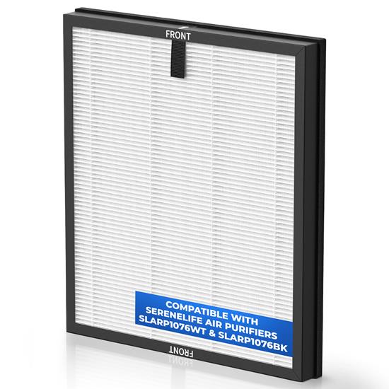 Pyle - ACCSLARPFLTR , Home and Office , Therapeutic , Air Purifier Replacement Filter for SLARP1076WT and SLARP1076BK