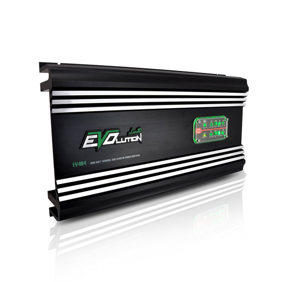 Pyle - UEV484 , On the Road , Vehicle Amplifiers , 4,000 Watt 4 Channel SMD Class AB Power Amplifier