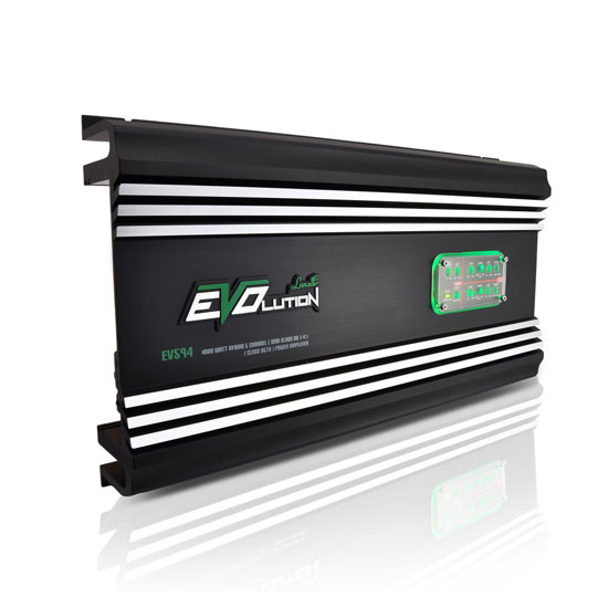 Pyle - EV594 , On the Road , Vehicle Amplifiers , 4,000 Watt Hybrid 5 Channel (SMD Class AB 1-4)(Class D 5th) Power Amplifier