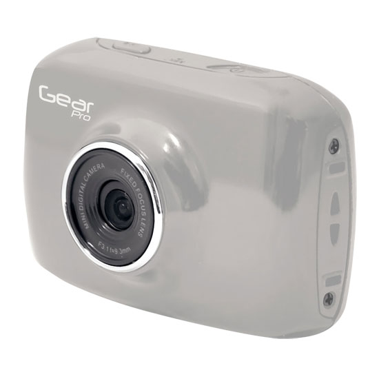 Pyle - GDV123SL.5 ,  , High-Definition Sport Action Camera, 720p Wide-Angle Camcorder With 2.0 Touch Screen SD Card Slot, USB Plug And Mic (SIlver color)