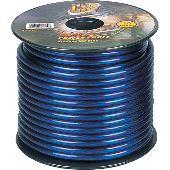 Pyle - GPC10BL100 , Sound and Recording , Cables - Wires - Adapters , 10 Gauge Power.Ground Cables