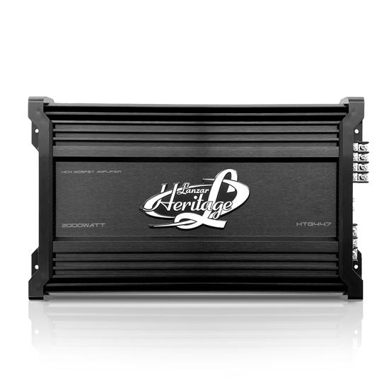 Pyle - HTG447 , On the Road , Vehicle Amplifiers , 2000 Watt 4 Channel Mosfet Amplifier