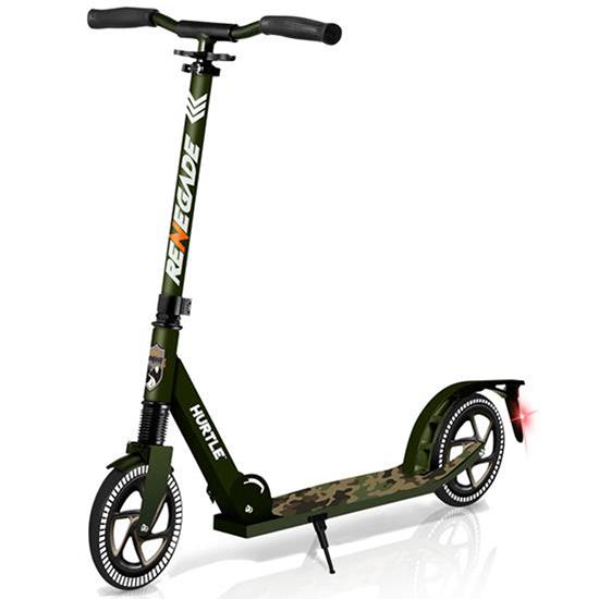 Pyle - HURTSCA , Sports and Outdoors , Kids Toy Scooters , Lightweight and Foldable Kick Scooter - Adjustable Scooter for Teens and Adult, Alloy Deck with High Impact Wheels
