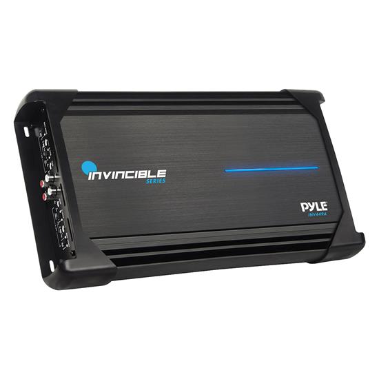 Pyle - INV449A , On the Road , Vehicle Amplifiers , 4 Channel 2000Watts Max Mosfet Amplifier, Invincible Series Amplifier