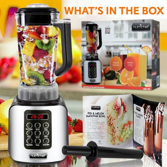 NutriChef NCBL1700 Kitchen & Cooking Blenders & Food Processors