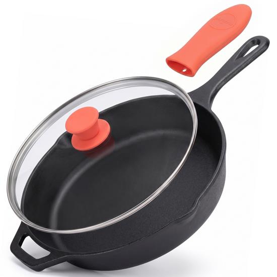 NutriChef Cast Iron Fry Pan