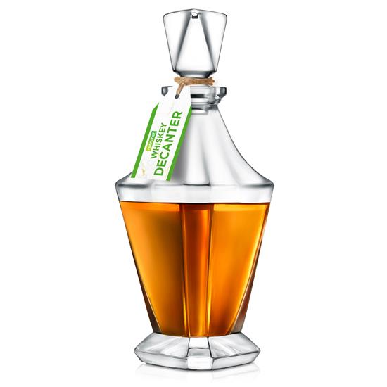 Pyle - NCGD1X29.5 , Home and Office , Storage - Organization , Home Bar Whiskey Decanter - Glass Liquor Decanter for Brandy, Wine, Whisky or Vodka and more