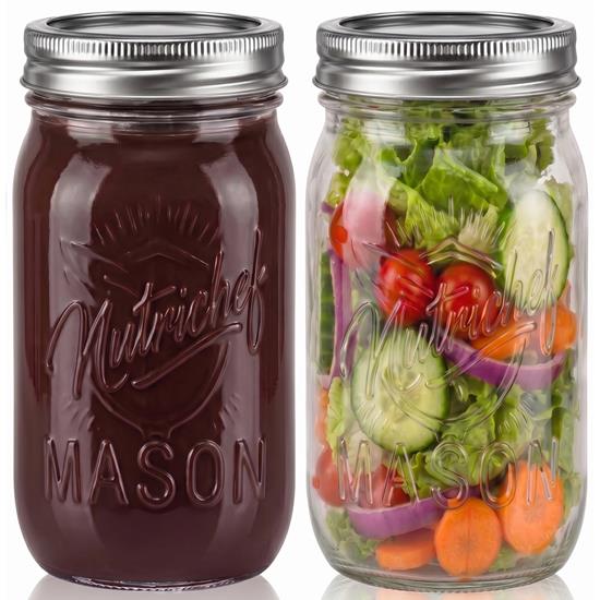 NutriChef Mason Jars - Thumbnail 2