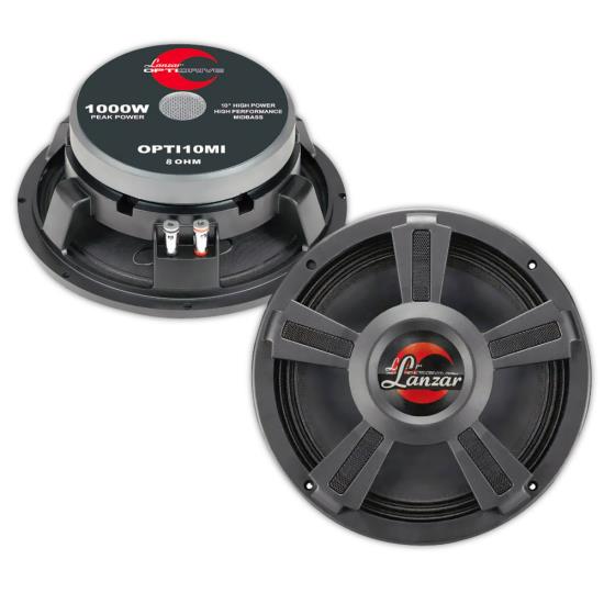 Pyle - OPTI10M-8 , On the Road , Vehicle Speakers , 10’’ Opti-Drive Car Mid-Bass Speaker - Pro Audio Midbass Car Speaker, 8 Ohm (1000 Watt)