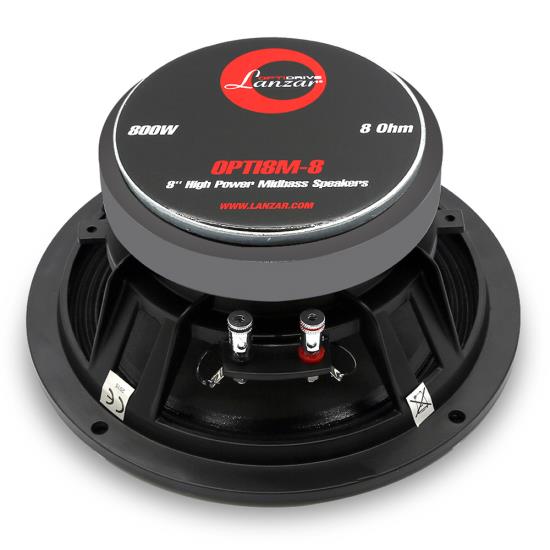 Lanzar OPTI8M8 Sound and Recording Subwoofers Midbass