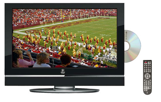Pyle - P27LCDD , Home and Office , TVs - Monitors , 26'' Hi-Definition LCD Flat Panel TV w/ Built-In Multimedia Disc Player