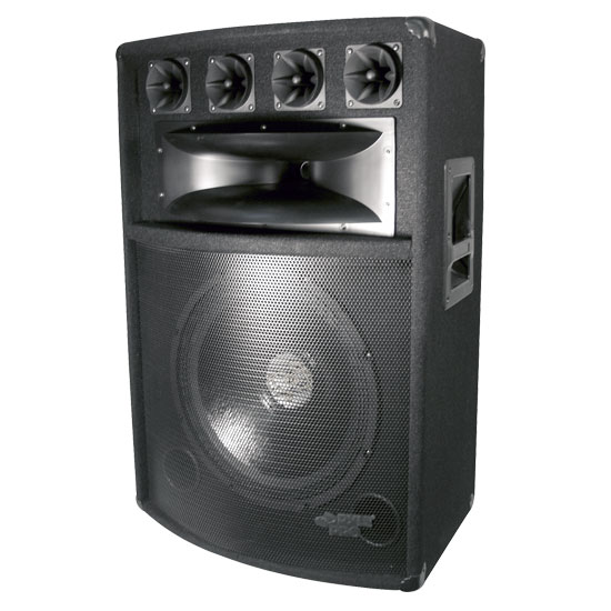 Pyle - PADH1589 , Sound and Recording , Studio Speakers - Stage Monitors , 800 Watt 15'' Six-Way Speaker Cabinet