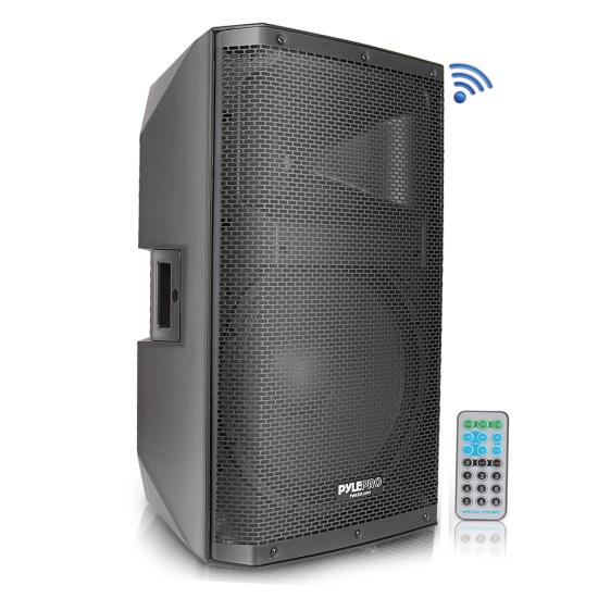 Pyle - PADH15BTA , Sound and Recording , PA Loudspeakers - Cabinet Speakers , 15’’ Stage & Studio Speaker - Bluetooth PA Monitor Loud-Speaker System with MP3/USB/SD Playback (1400 Watt)