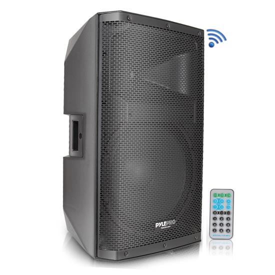 Pyle - padh15bta , Sound and Recording , PA Loudspeakers - Cabinet Speakers , 15’’ Stage & Studio Speaker - Bluetooth PA Monitor Loud-Speaker System with MP3/USB/SD Playback (1400 Watt)