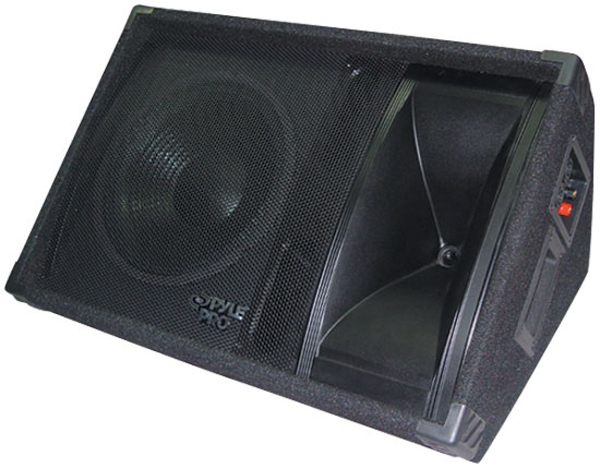 Pyle - UPASC12 , Sound and Recording , Studio Speakers - Stage Monitors , 600 Watt 12'' Two-Way Stage Monitor Speaker System