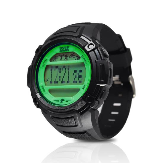 Pyle - PAST44GN , Sports and Outdoors , Watches , Gadgets and Handheld , Watches , Pedometer, Sleep Monitor Wrist Watch