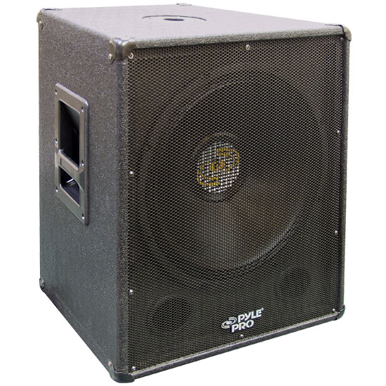 Pyle - pasw18 , Sound and Recording , Studio Speakers - Stage Monitors , 1000 Watt 18'' Stage PA Subwoofer Cabinet