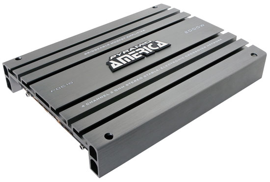 Pyle - PB618 , On the Road , Vehicle Amplifiers , 2000 Watt 4 Channel Bridgeable Mosfet Amplifier