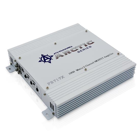 Pyle - UPB717X , On the Road , Vehicle Amplifiers , 1000 Watt 2 Channel Bridgeable MOSFET Amplifier