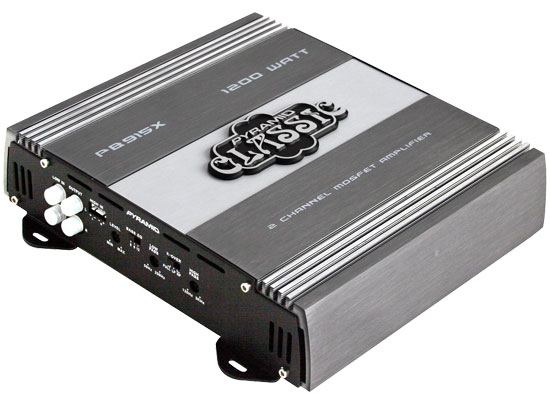 Pyle - PB915X , On the Road , Vehicle Amplifiers , 1200 Watts 2 Channel Bridgeable Amplification