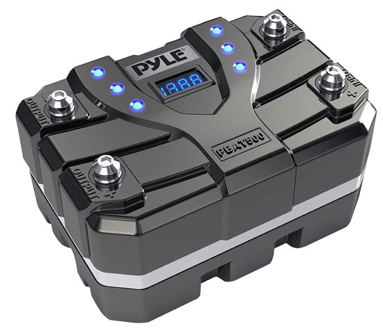 Pyle - PBAT500 , On the Road , Capacitors , 500 AMP 16V Car Battery  Capacitor (Car Battery with Built-in Capacitor)