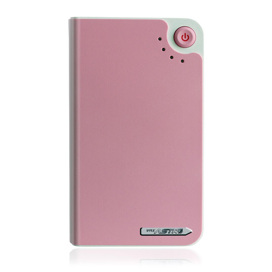 Pyle - PBC10000PN , Gadgets and Handheld , Power Banks - Mobile Charging , Universal Power Bank Backup High Capacity External Battery Charger 10,000 mAh, USB 5V/1A Output, USB Charging Cable & 7 Different Charging Adapters (Pink)