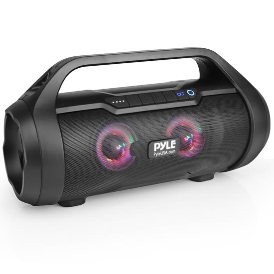 Pyle - CA-PBMWP185 , Sports and Outdoors , Portable Speakers - Boom Boxes , Gadgets and Handheld , Portable Speakers - Boom Boxes , Bluetooth BoomBox Speaker System - Wireless & Portable Stereo Radio Speaker with Built-in RGB Lights, FM Radio