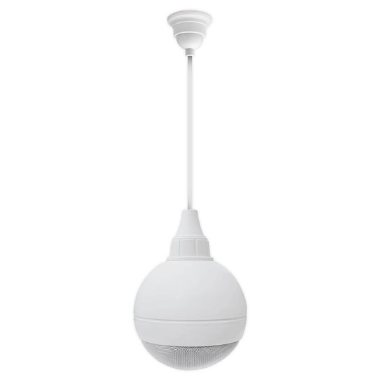 Pyle - pbs5tw , Sound and Recording , Home Speakers , Ceiling Hanging Mount 5'' 75 Watts Ball Pendent Speaker With 70V Transformer (White)