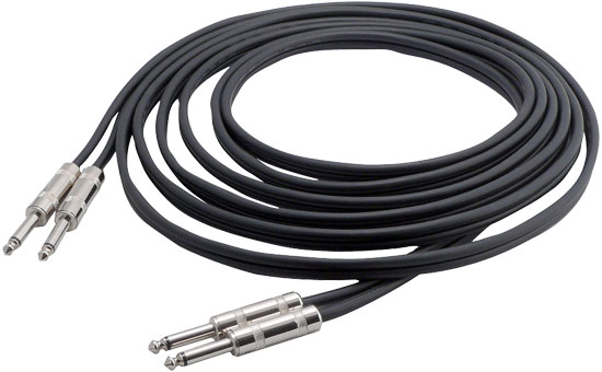 Pyle - PCBL2F15 , Home and Office , Cables - Wires - Adapters , Sound and Recording , Cables - Wires - Adapters , Premium Quality 15 Ft Dual 1/4'' Male To 1/4'' Male Jack