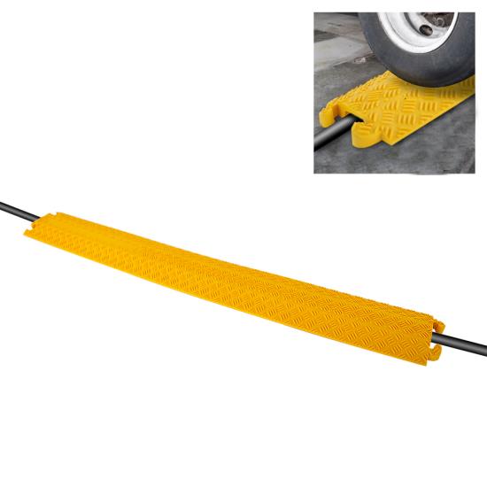 Pyle - PCBLCO101 , Home and Office , Cable Ramps - Cord/Wire Protectors , Cable Protector Cover Ramp - Cord/Wire Safety Concealment Track
