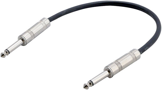 Pyle - PCBLG7I06 , Home and Office , Cables - Wires - Adapters , Sound and Recording , Cables - Wires - Adapters , 6 inches 1/4'' Male To 1/4'' Male Guitar / AMP / Instrument Cable