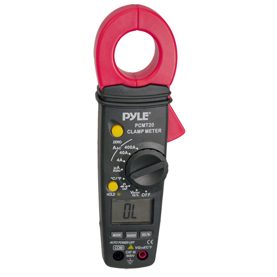 Pyle - PCMT20 , Tools and Meters , Multimeters - Electrical , Digital Clamp Meter AC/DC Current Voltage Multimeter Tester