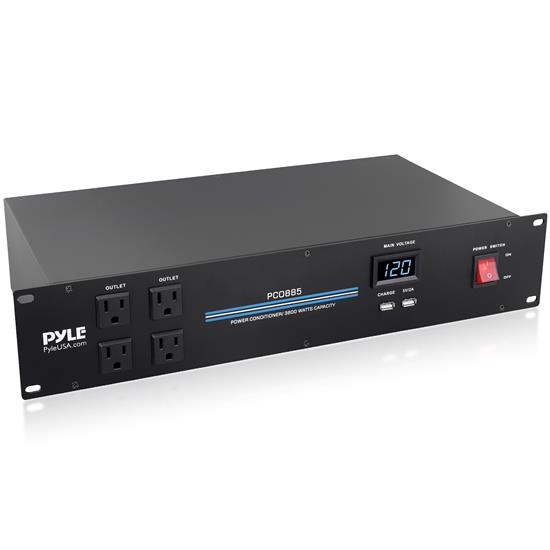 Pyle - PCO885 , Home and Office , Power Supply - Power Converters , On the Road , Power Supply - Power Converters , 19'' Rack Mount Power Conditioner - 3600 Watt Power Conditioner w/ 20 Outlets