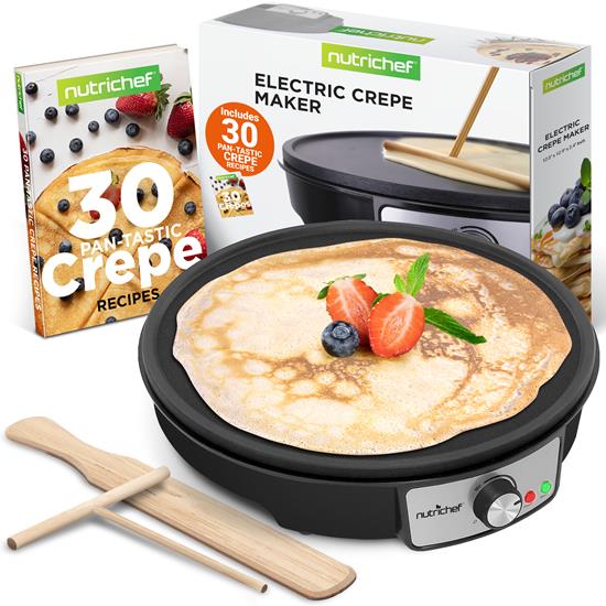 Pyle - PCRM12.5 , Kitchen & Cooking , Cooktops & Griddles , Electric Crepe Maker / Griddle, Hot Plate Cooktop