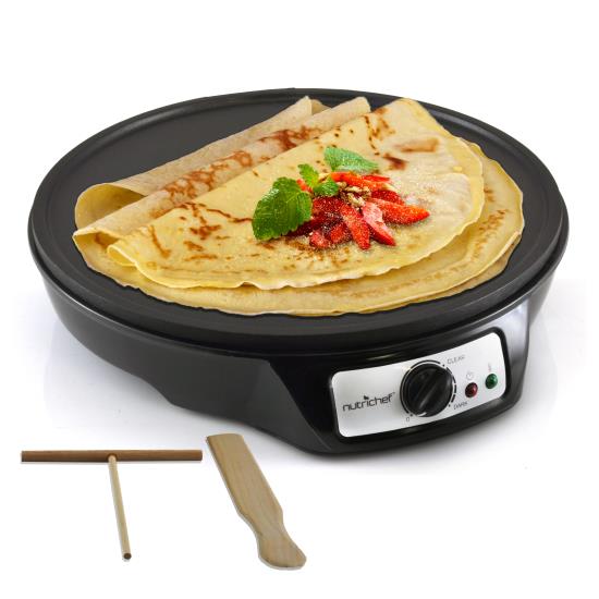 Pyle - PCRM12EU , Kitchen & Cooking , Cooktops & Griddles , Electric Griddle - Crepe Maker Cooktop Hot Plate (EU Plug & Voltage)