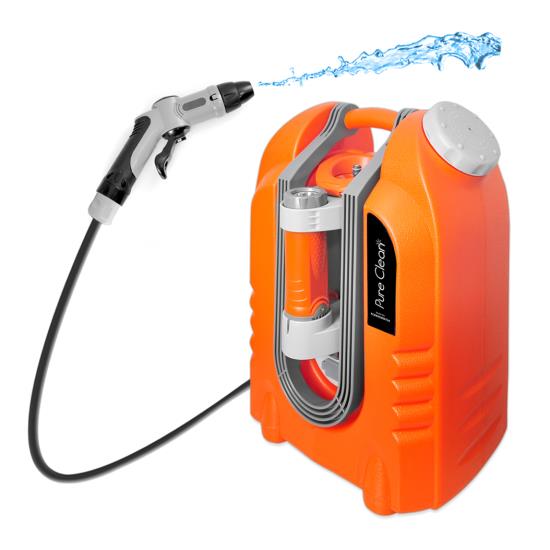 Pyle - AZPCRWASHBAT29 , Home and Office , Pressure Washers - Outdoor Cleaning , On the Road , Pressure Washers - Outdoor Cleaning , Pure Clean Multi-Function Portable Spray Pressure Washer Cleaning System, Power Bank, Flashlight, Built-in Rechargeable Battery (for Outdoor, Camping, Fishing, Pet Cleaning, etc.)