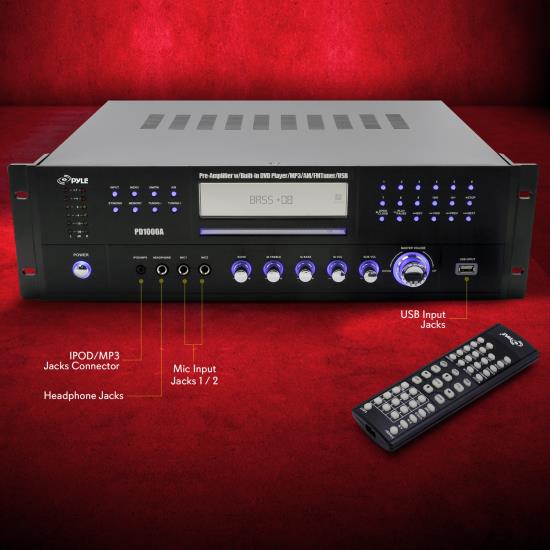 PyleHome PD1000A Home and Office Amplifiers Receivers Sound