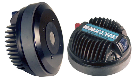 Pyle - pdb782 , Sound and Recording , Tweeters - Horn Drivers , 2" Titanium Horn Driver 8 Ohm 4-Bolt 