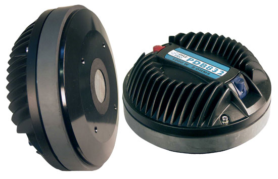 Pyle - pdb832 , Sound and Recording , Tweeters - Horn Drivers , 2" Titanium Horn Driver 8 Ohm 4-Bolt