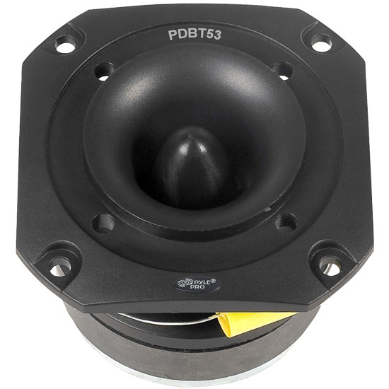 Pyle - PDBT53 , Sound and Recording , Tweeters - Horn Drivers , 1'' Die-Cast Titanium Super Tweeter