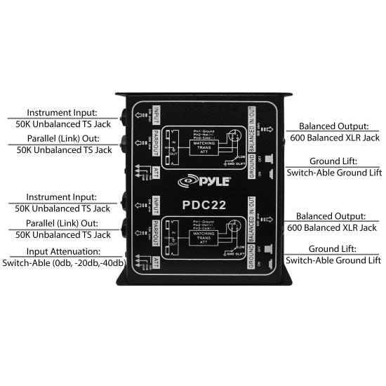 Pyle PDC22 Sound and Recording Audio Processors Sound Reinforcement