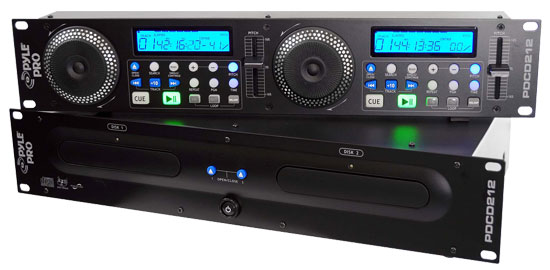 Pyle - PDCD212 , Sound and Recording , SoundBars - Home Theater , Professional Dual DJ Player W/Anti Shock Function